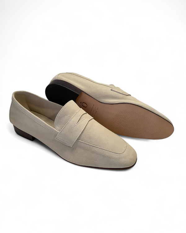 Penny Loafer Wave Camurça Areia