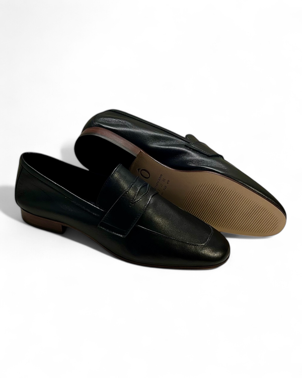 Penny Loafer Wave Couro Preto